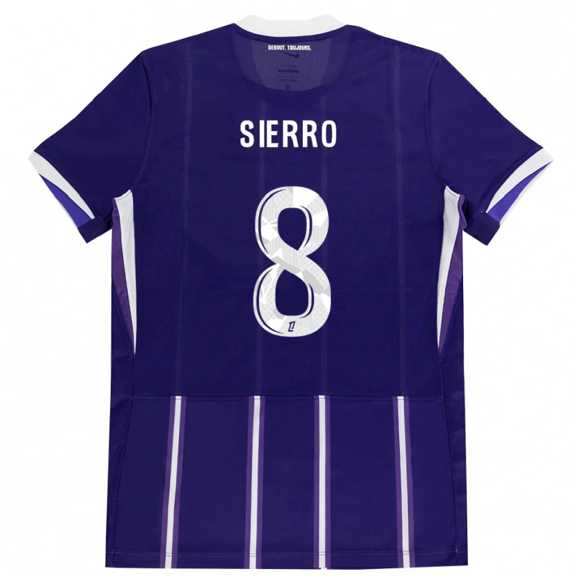 Danxen Kid Vincent Sierro #8 Purple White Home Jersey 2026/27 T-Shirt