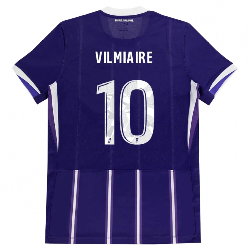 Danxen Kid Kelly Vilmiaire #10 Purple White Home Jersey 2026/27 T-Shirt