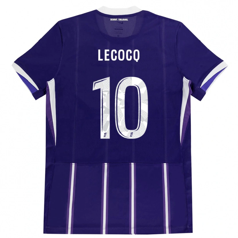 Danxen Kid Anaëlle Lecocq #10 Purple White Home Jersey 2026/27 T-Shirt