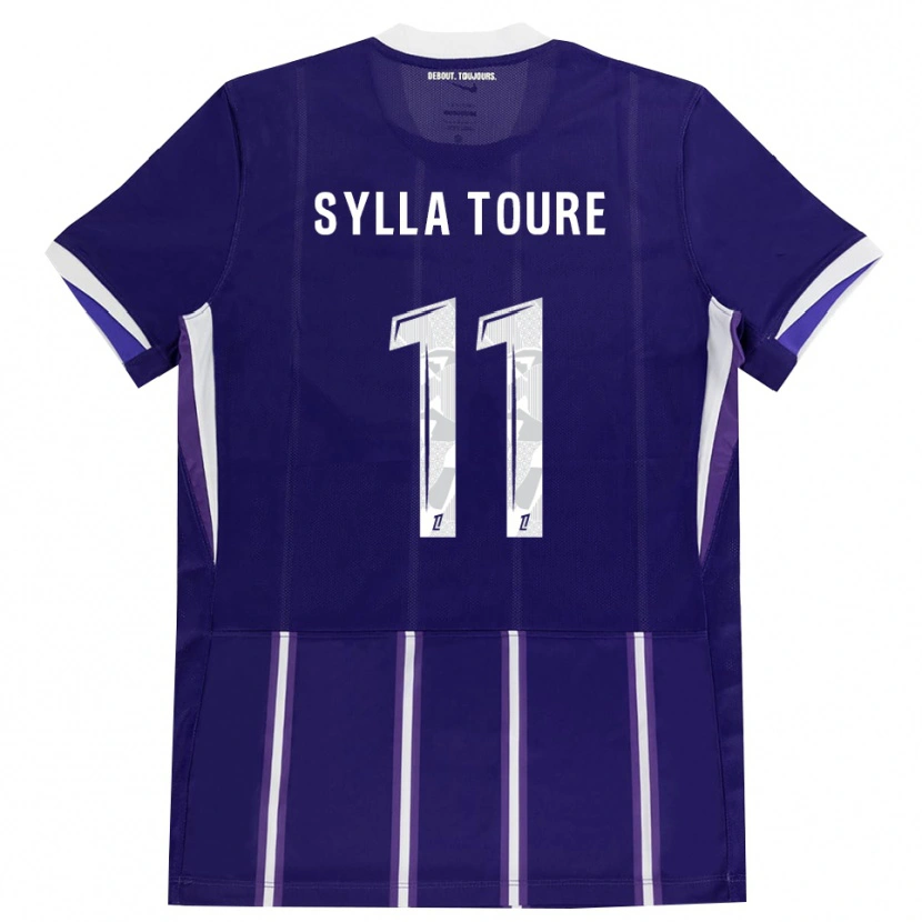Danxen Kid Ismael Sylla Touré #11 Purple White Home Jersey 2026/27 T-Shirt
