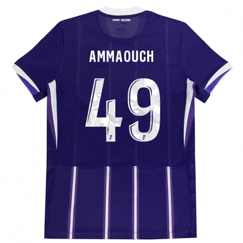 Danxen Kid Aymen Amaaouch #49 Purple White Home Jersey 2026/27 T-Shirt