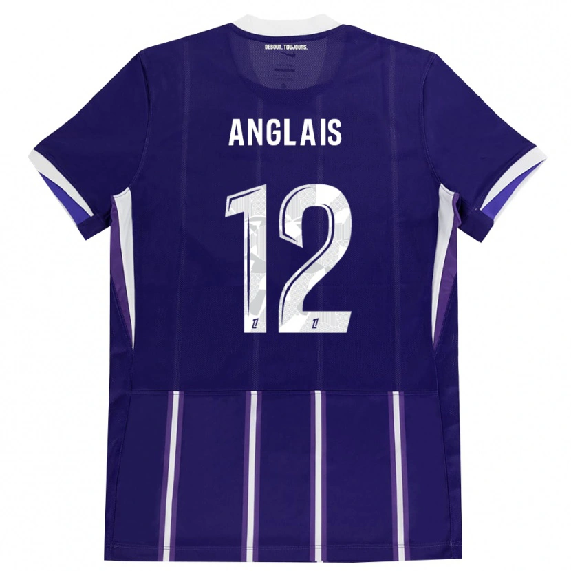 Danxen Kid Anaëlle Anglais #12 Purple White Home Jersey 2026/27 T-Shirt