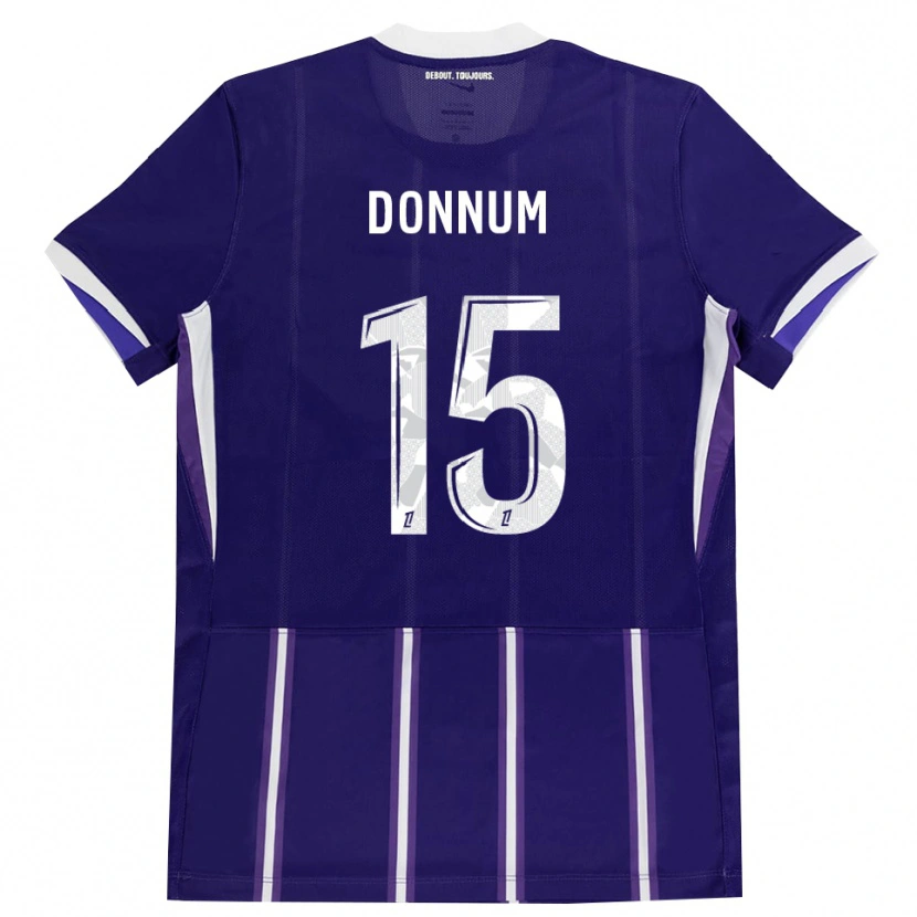 Danxen Kid Aron Dønnum #15 Purple White Home Jersey 2026/27 T-Shirt