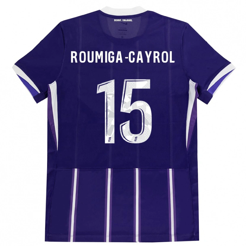 Danxen Kid Sonia Roumiga-Cayrol #15 Purple White Home Jersey 2026/27 T-Shirt