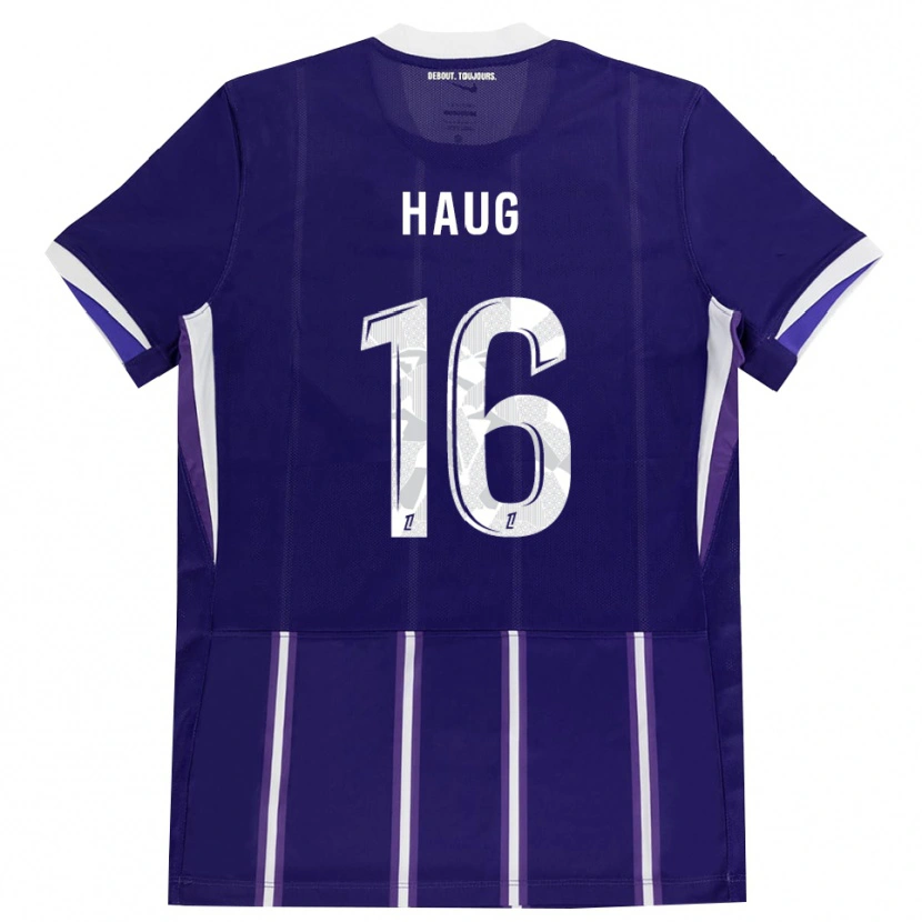 Danxen Kid Kjetil Haug #16 Purple White Home Jersey 2026/27 T-Shirt