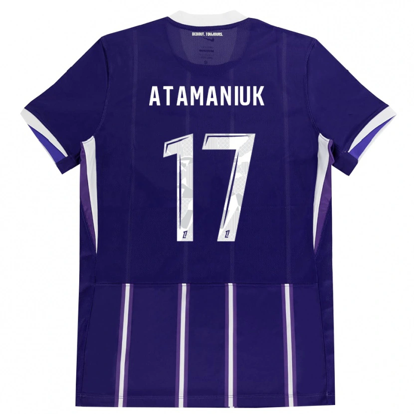 Danxen Kid Alexandra Atamaniuk #17 Purple White Home Jersey 2026/27 T-Shirt