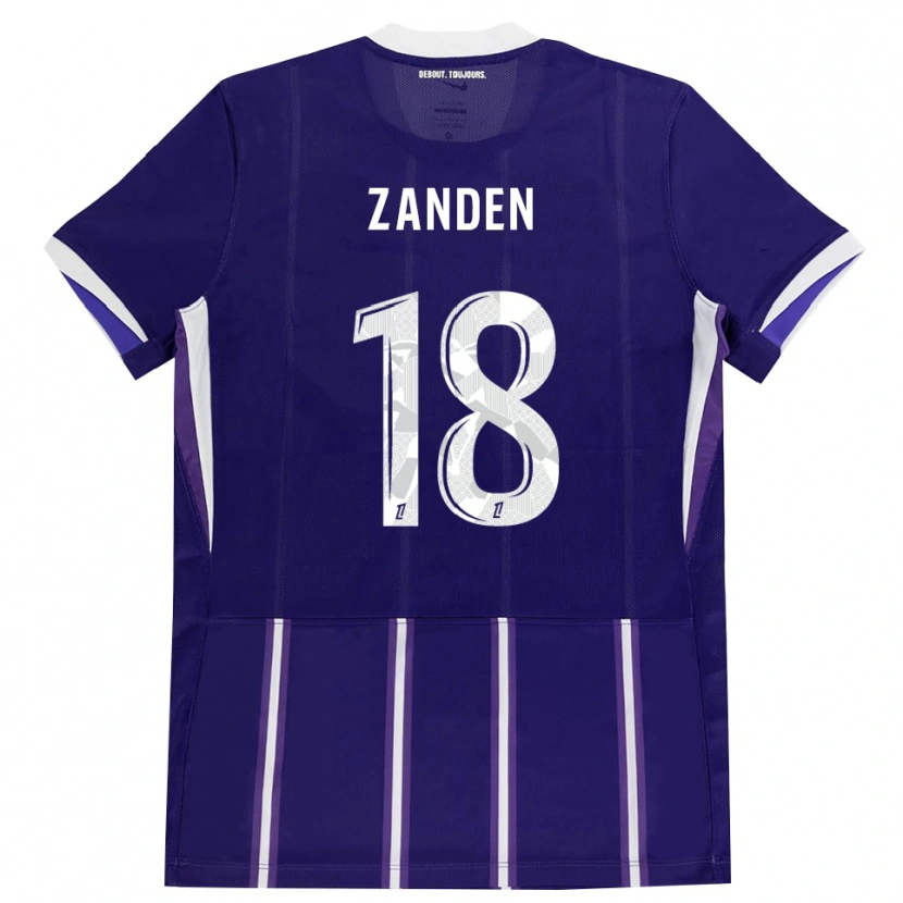 Danxen Kid Oliver Zandén #18 Purple White Home Jersey 2026/27 T-Shirt