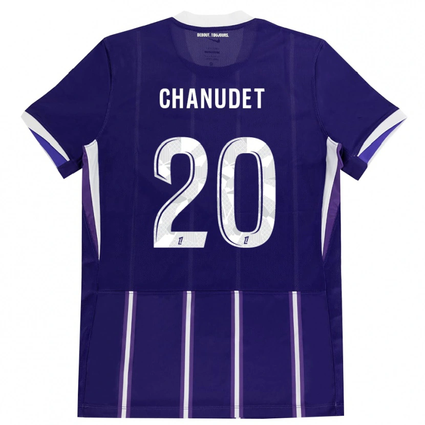 Danxen Kid Coralie Chanudet #20 Purple White Home Jersey 2026/27 T-Shirt