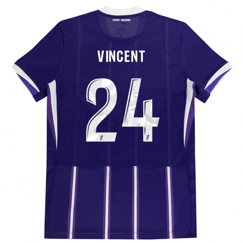 Danxen Kid Magalie Vincent #24 Purple White Home Jersey 2026/27 T-Shirt