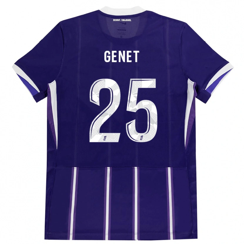 Danxen Kid Marine Genet #25 Purple White Home Jersey 2026/27 T-Shirt