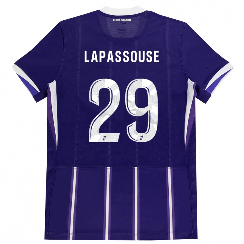 Danxen Kid Louna Lapassouse #29 Purple White Home Jersey 2026/27 T-Shirt