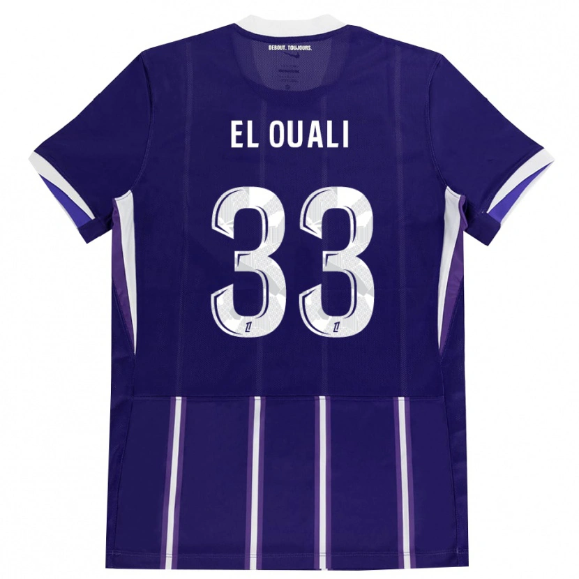Danxen Kid Adam El Ouali #33 Purple White Home Jersey 2026/27 T-Shirt