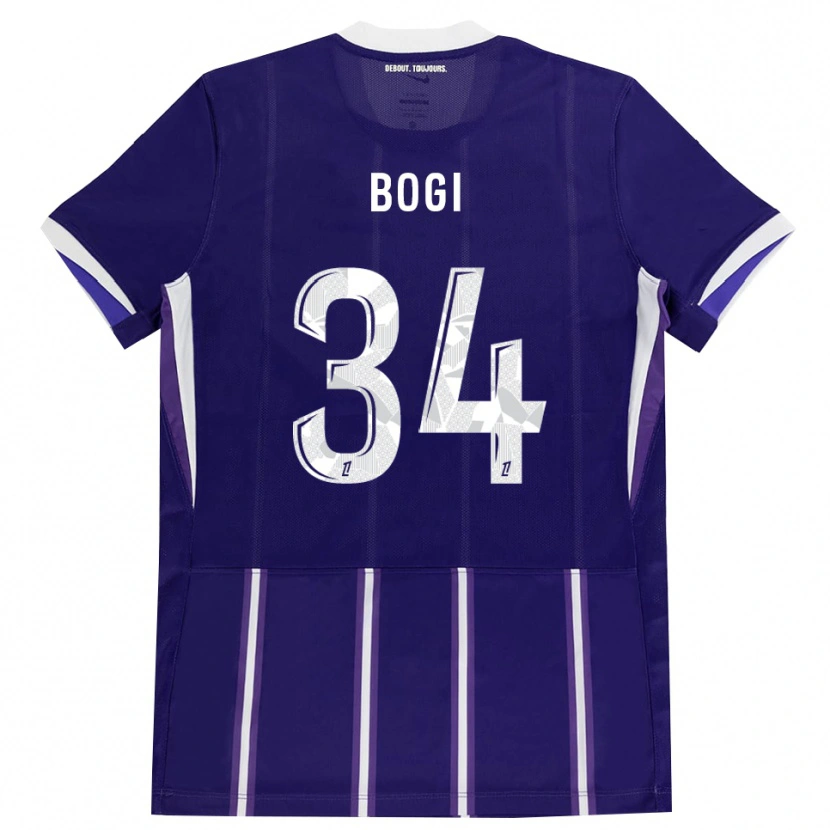 Danxen Kid Fiona Bogi #34 Purple White Home Jersey 2026/27 T-Shirt