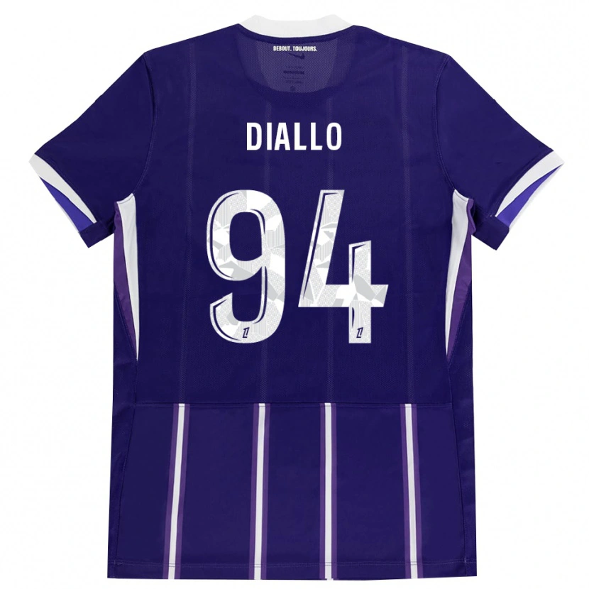 Danxen Kid Ismaïl Diallo #94 Purple White Home Jersey 2026/27 T-Shirt