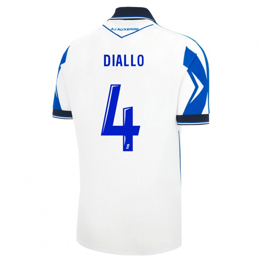 Danxen Kid Ibrahim Diallo #4 Black White Blue Home Jersey 2026/27 T-Shirt