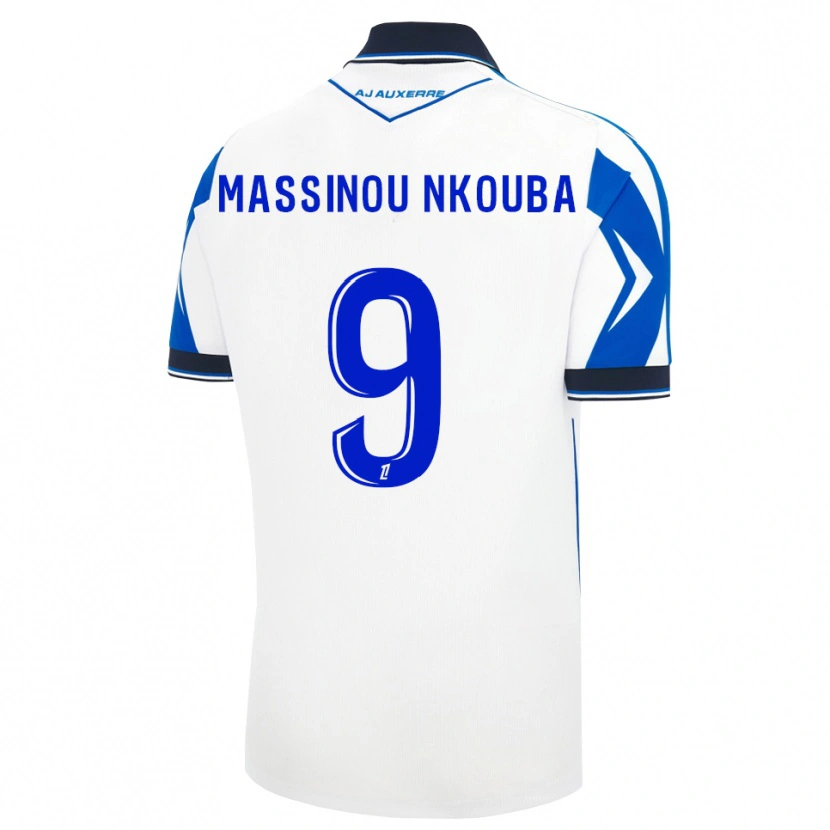 Danxen Kid Pierre Massinou Nkouba #9 Black White Blue Home Jersey 2026/27 T-Shirt