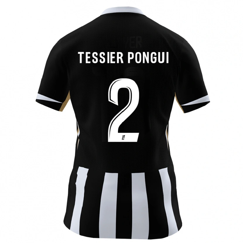 Danxen Kid Leyti Tessier Pongui #2 Black Blue Home Jersey 2026/27 T-Shirt