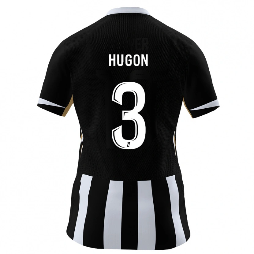 Danxen Kid Alix Hugon #3 Black Blue Home Jersey 2026/27 T-Shirt