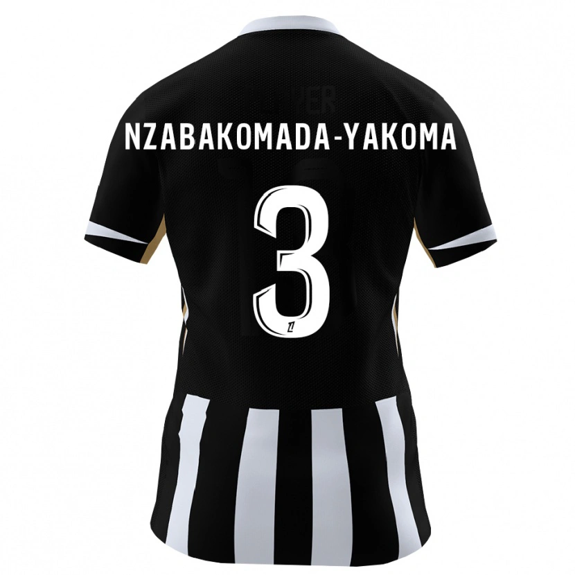 Danxen Kid Raphaël Nzabakomada-Yakoma #3 Black Blue Home Jersey 2026/27 T-Shirt