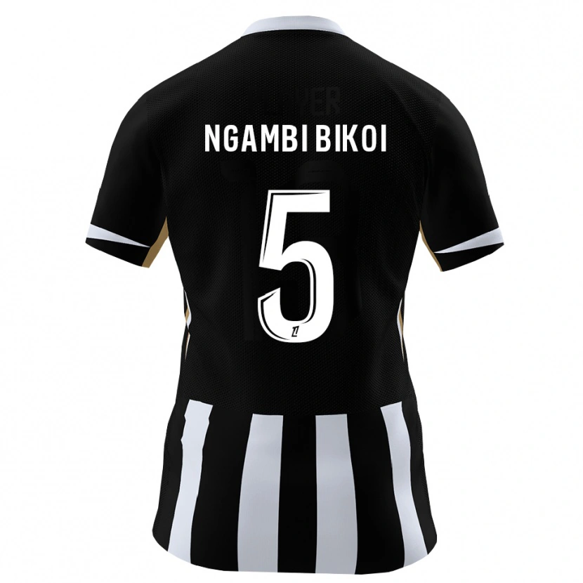 Danxen Kid Christian Ngambi Bikoi #5 Black Blue Home Jersey 2026/27 T-Shirt