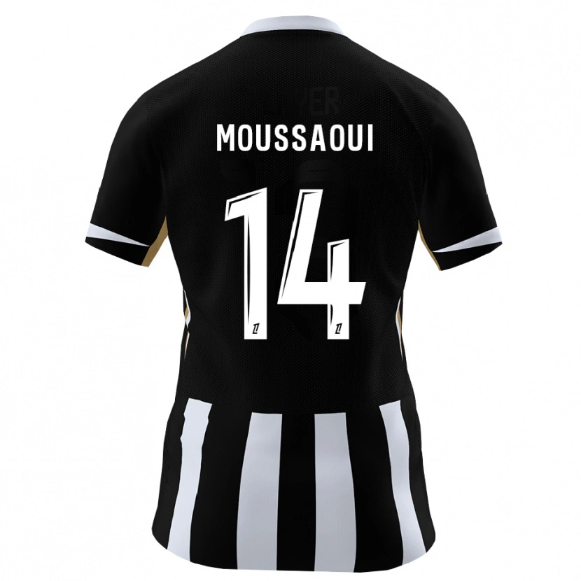 Danxen Kid Amine Moussaoui #14 Black Blue Home Jersey 2026/27 T-Shirt