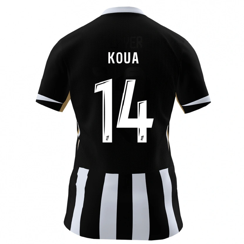 Danxen Kid Moran Koua #14 Black Blue Home Jersey 2026/27 T-Shirt