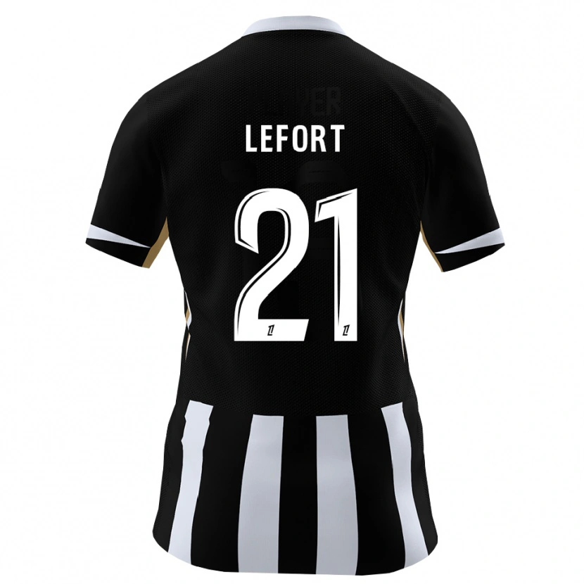 Danxen Kid Jordan Lefort #21 Black Blue Home Jersey 2026/27 T-Shirt