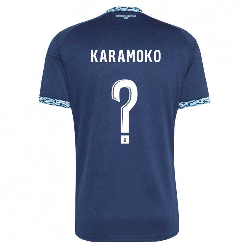 Danxen Kid Ethan Karamoko #0 Steelblue White Home Jersey 2026/27 T-Shirt