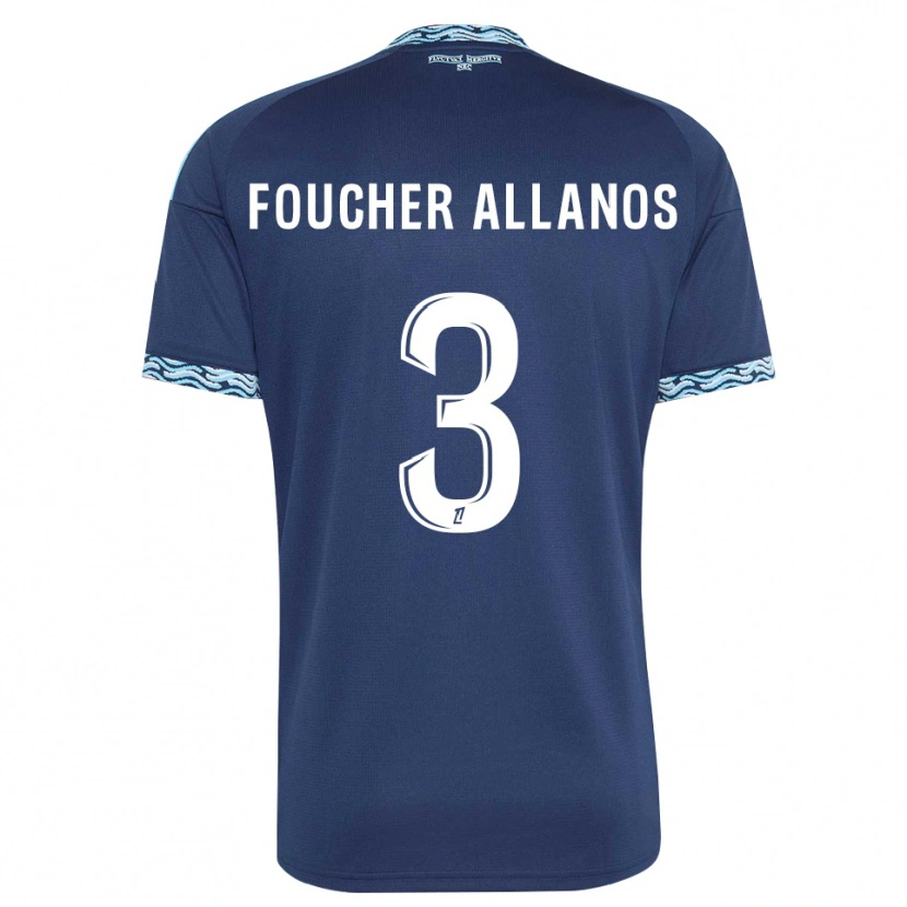 Danxen Kid Ismaël Foucher Allanos #3 Steelblue White Home Jersey 2026/27 T-Shirt