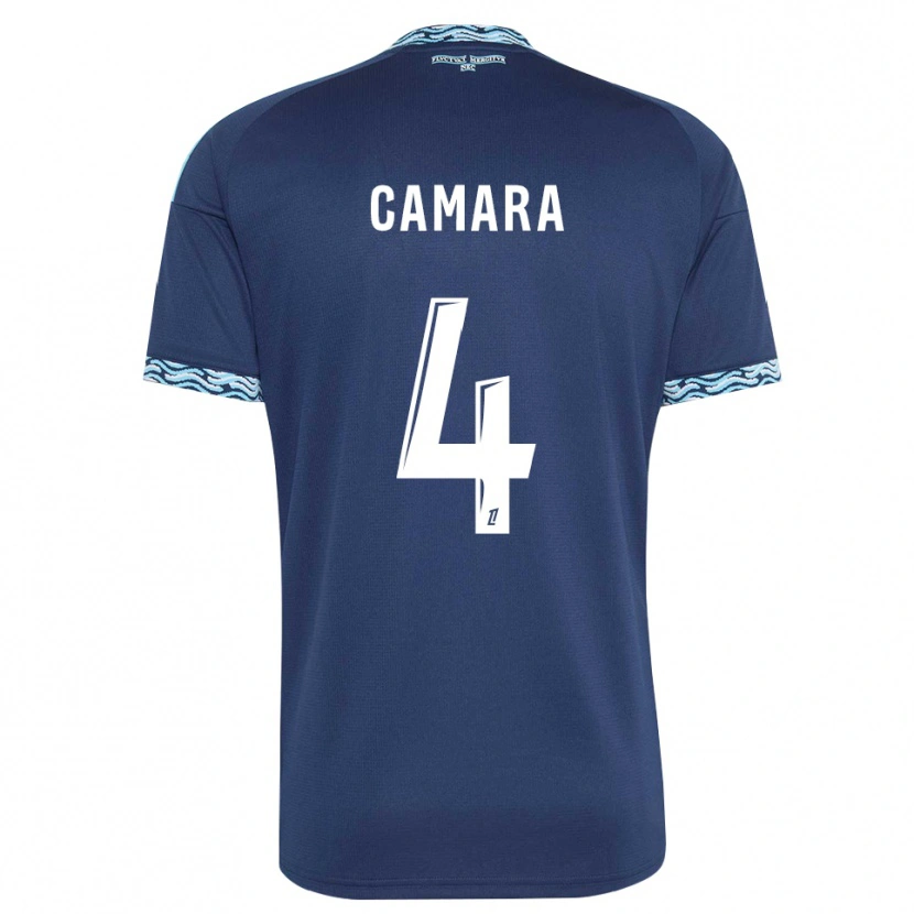 Danxen Kid Alseny Camara #4 Steelblue White Home Jersey 2026/27 T-Shirt