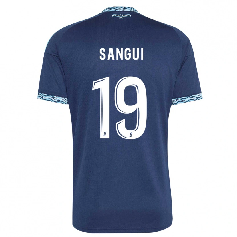 Danxen Kid Nhoa Sangui #19 Steelblue White Home Jersey 2026/27 T-Shirt