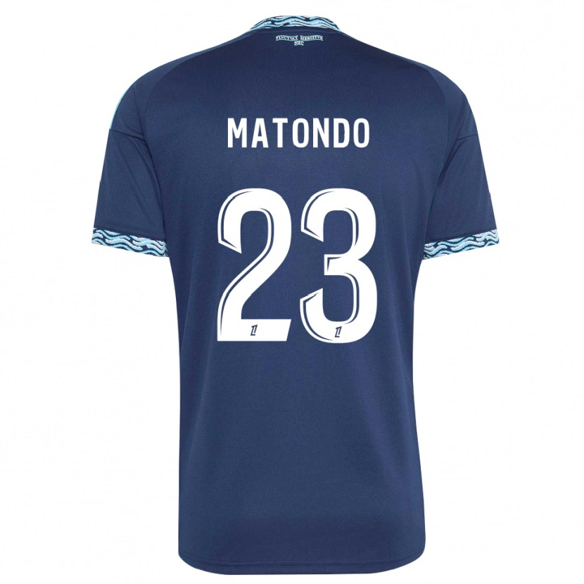Danxen Kid Rudy Matondo #23 Steelblue White Home Jersey 2026/27 T-Shirt
