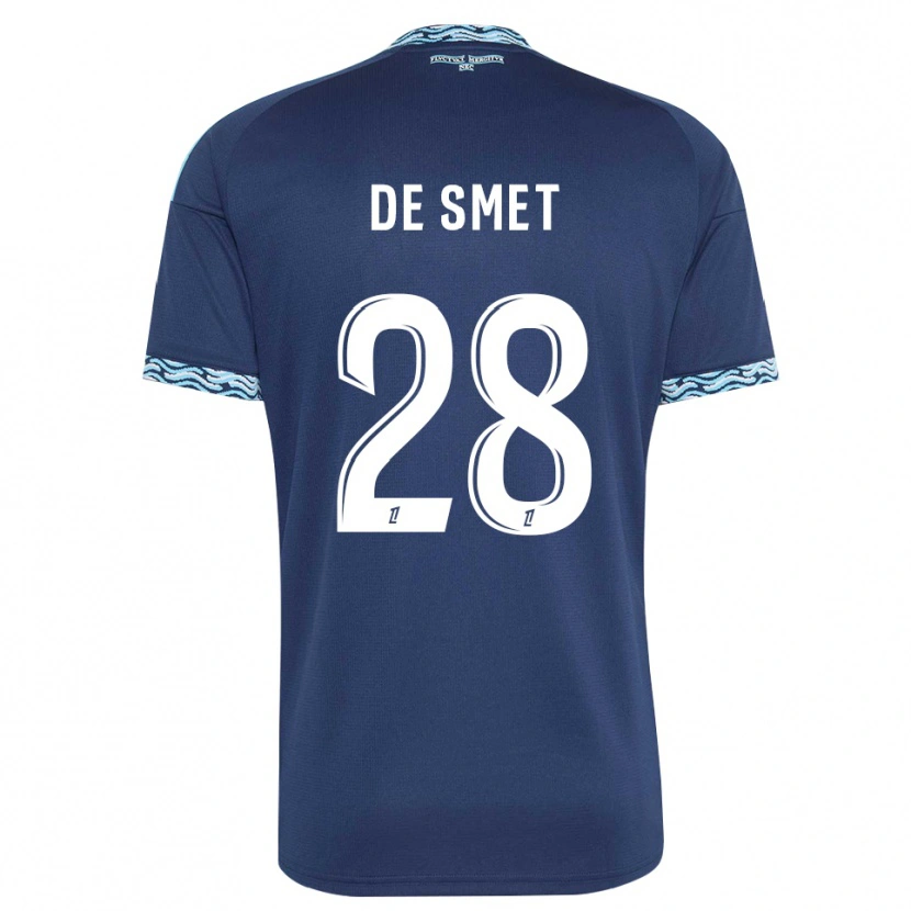 Danxen Kid Thibault De Smet #28 Steelblue White Home Jersey 2026/27 T-Shirt
