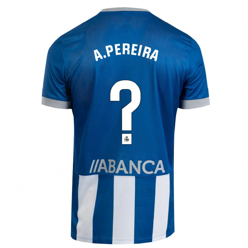 Danxen Kid Alejandro Pereira #0 Blue Gray White Home Jersey 2026/27 T-Shirt