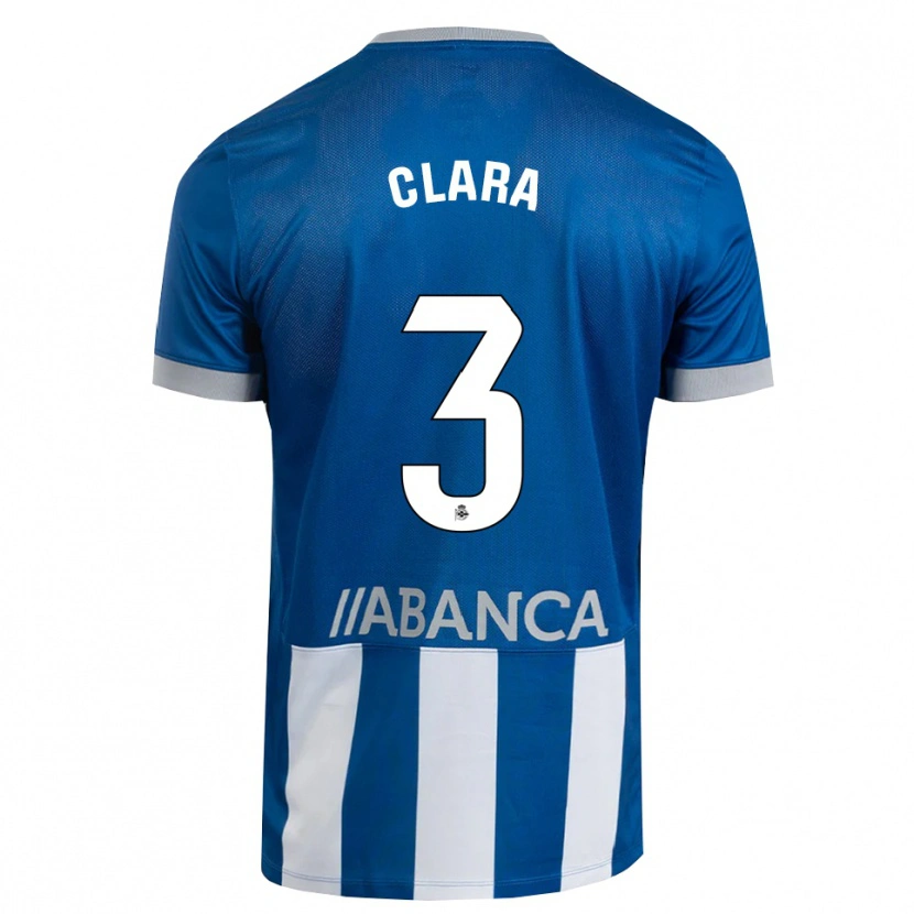 Danxen Kid Clara Rodríguez #3 Blue Gray White Home Jersey 2026/27 T-Shirt