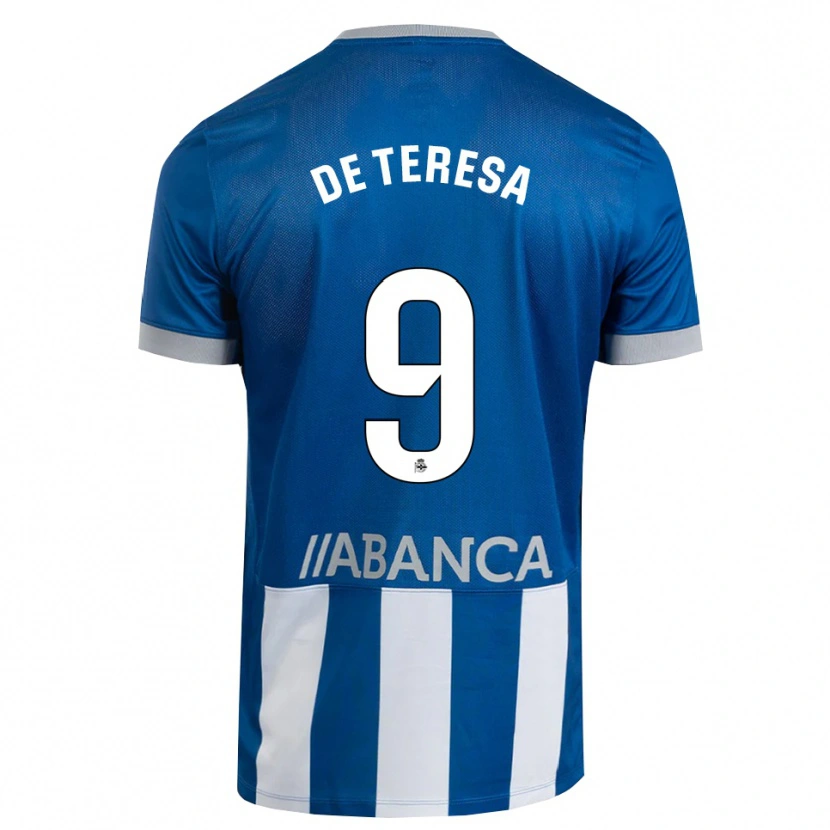 Danxen Kid Ana Lucía De Teresa #9 Blue Gray White Home Jersey 2026/27 T-Shirt