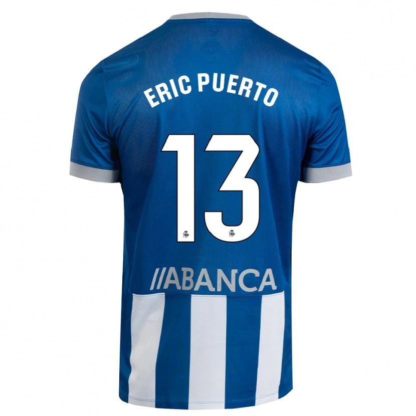 Danxen Kid Eric Puerto #13 Blue Gray White Home Jersey 2026/27 T-Shirt