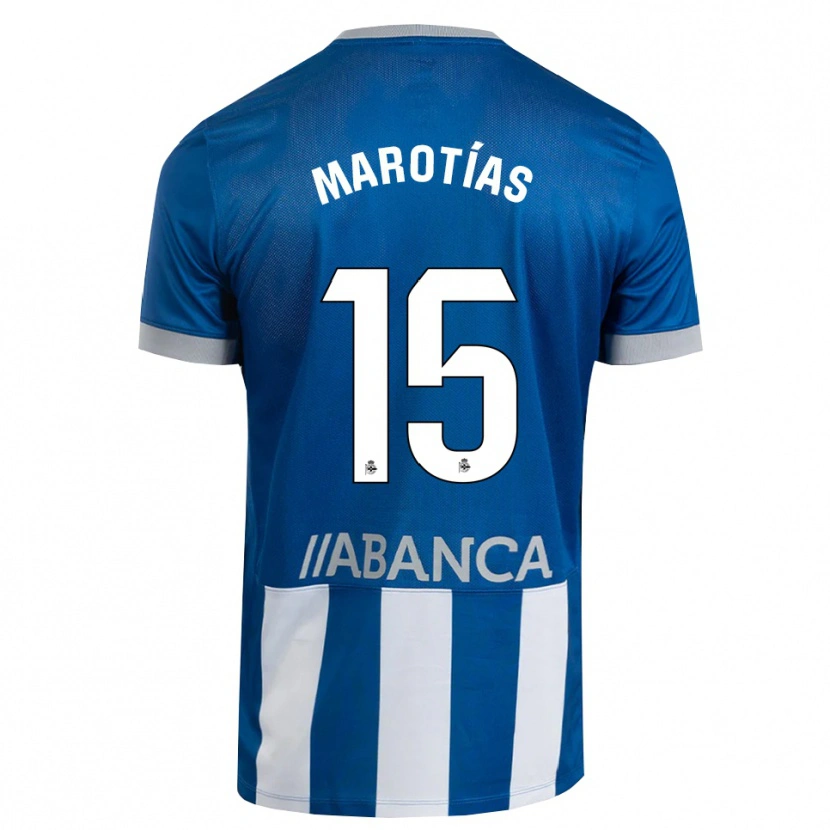 Danxen Kid Oscar Marotías #15 Blue Gray White Home Jersey 2026/27 T-Shirt