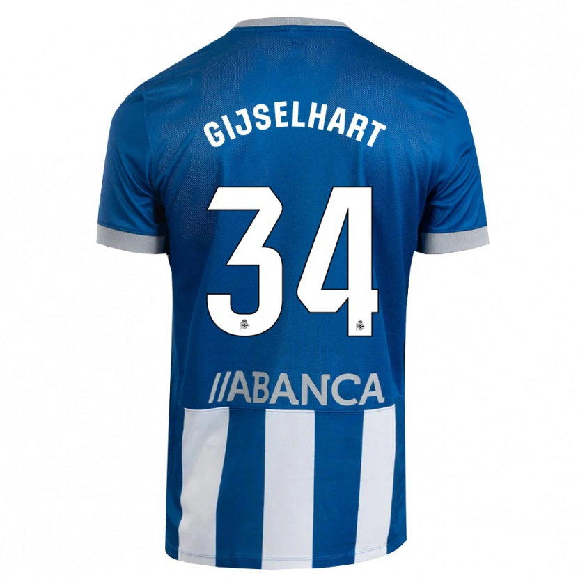 Danxen Kid Teun Gijselhart #34 Blue Gray White Home Jersey 2026/27 T-Shirt