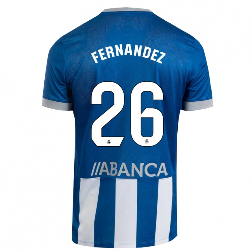 Danxen Kid Samu Fernández #26 Blue Gray White Home Jersey 2026/27 T-Shirt