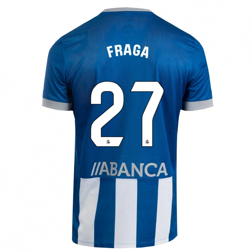 Danxen Kid Álvaro Fraga #27 Blue Gray White Home Jersey 2026/27 T-Shirt