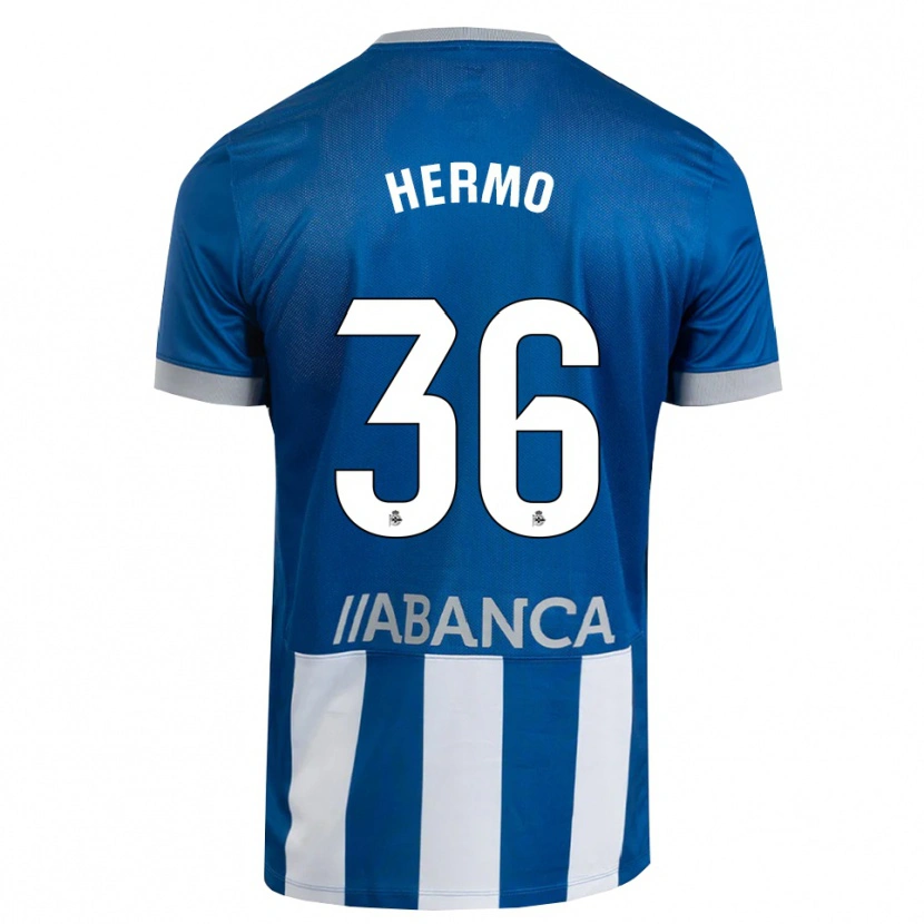 Danxen Kid Mario Hermo #36 Blue Gray White Home Jersey 2026/27 T-Shirt