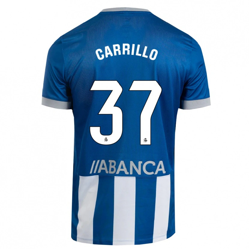 Danxen Kid Noé Carrillo #37 Blue Gray White Home Jersey 2026/27 T-Shirt