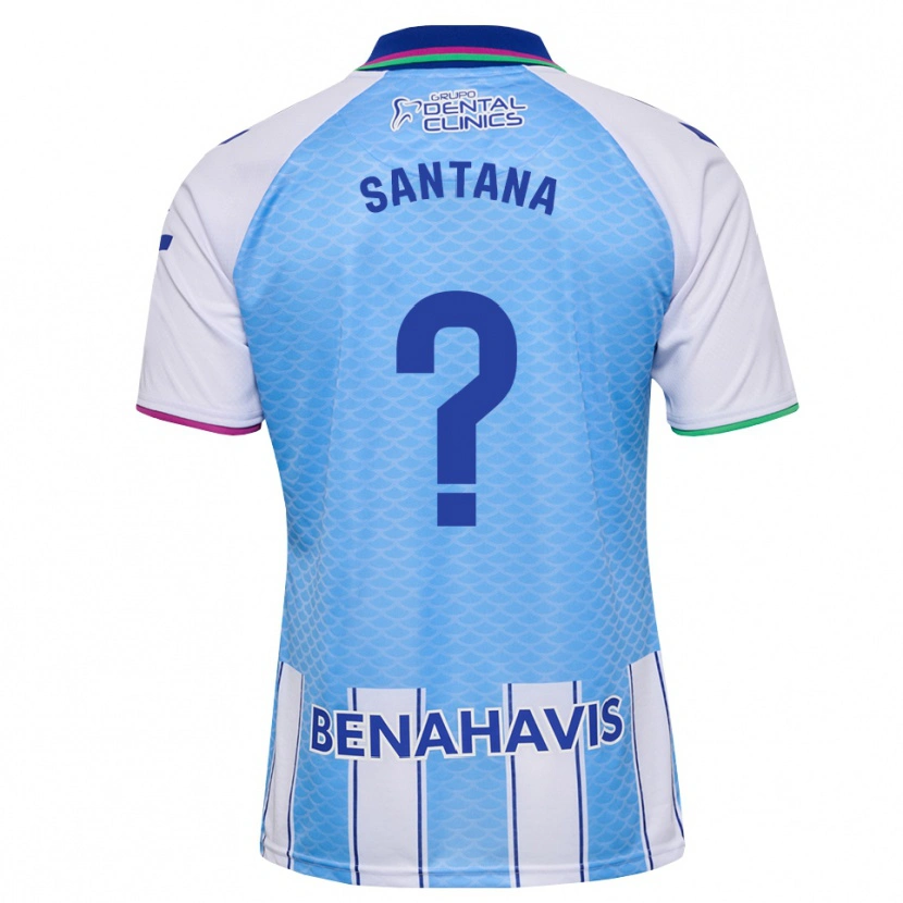 Danxen Kid Vinícius Santana #0 Deep Sky Blue White Home Jersey 2026/27 T-Shirt