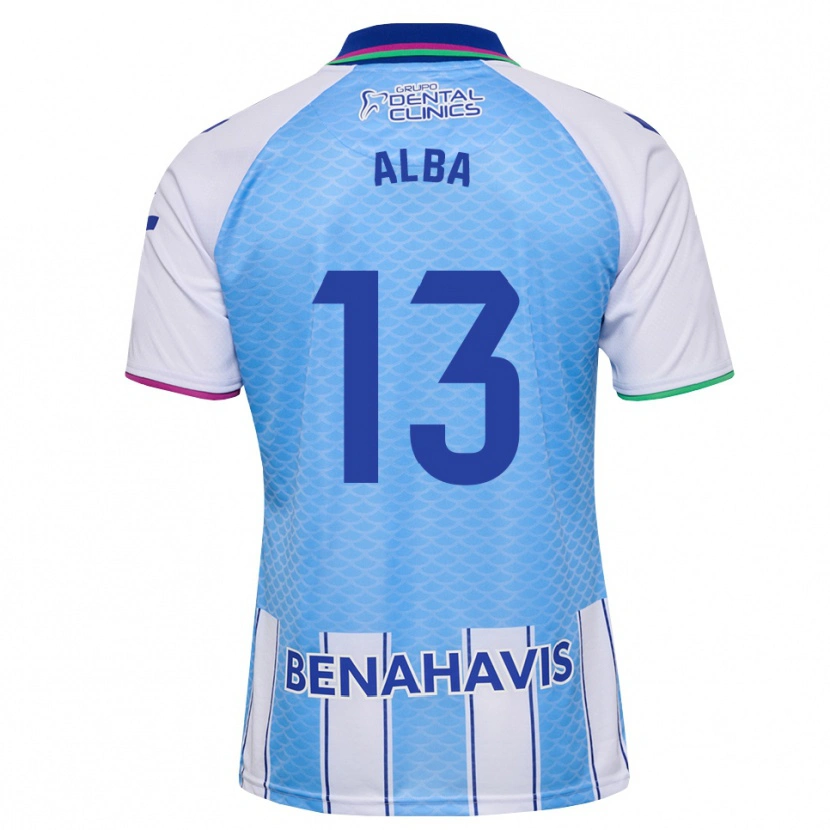 Danxen Kid Alba #13 Deep Sky Blue White Home Jersey 2026/27 T-Shirt