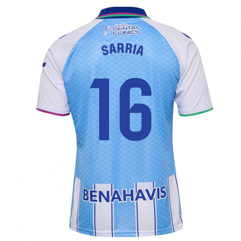 Danxen Kid Cristian Sarria #16 Deep Sky Blue White Home Jersey 2026/27 T-Shirt