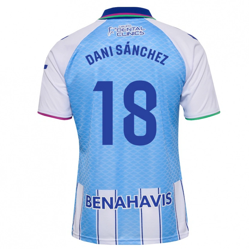 Danxen Kid Dani Sánchez #18 Deep Sky Blue White Home Jersey 2026/27 T-Shirt