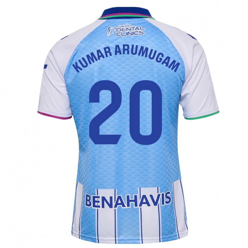 Danxen Kid Suk Kumar Arumugam #20 Deep Sky Blue White Home Jersey 2026/27 T-Shirt