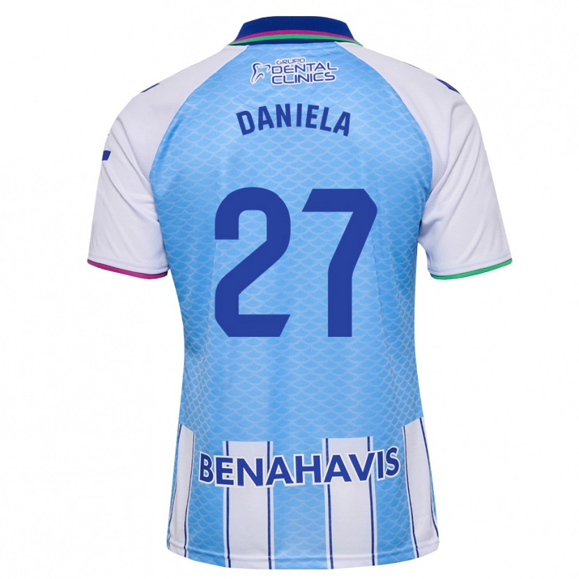 Danxen Kid Daniela Sáenz Parra #27 Deep Sky Blue White Home Jersey 2026/27 T-Shirt