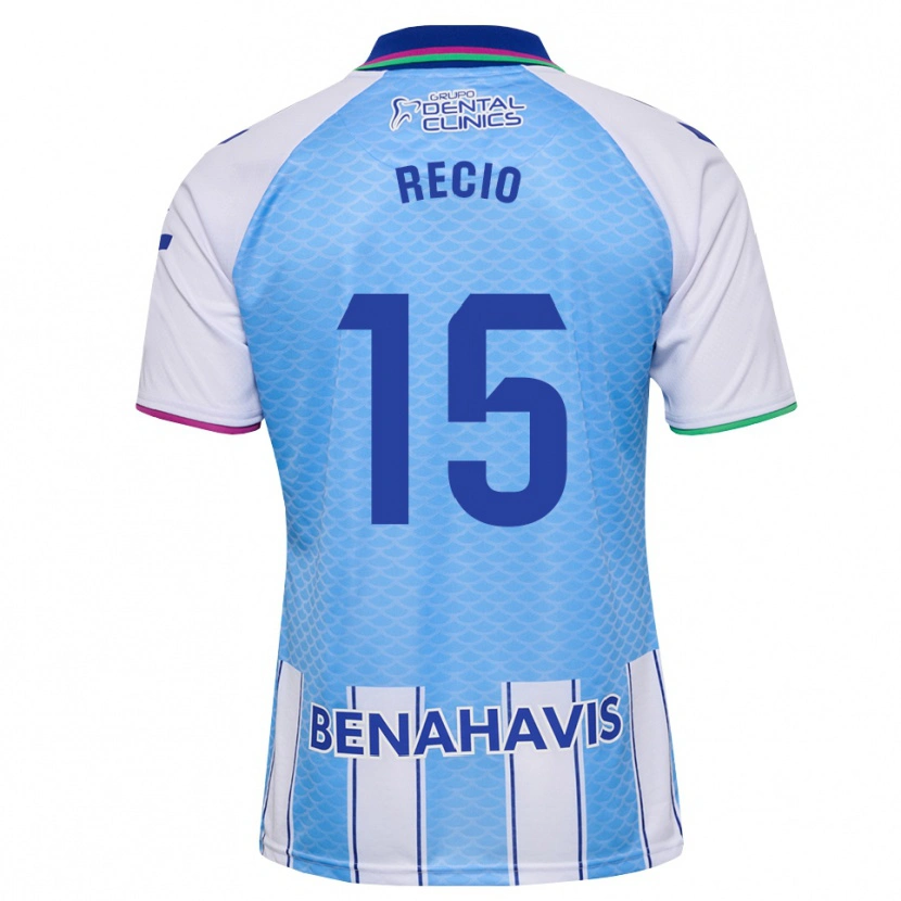 Danxen Kid Ángel Recio #15 Deep Sky Blue White Home Jersey 2026/27 T-Shirt